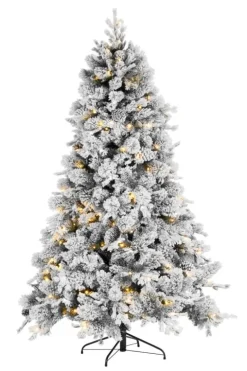Alberi Natale Con Luci>Bizzotto ALBERO ARVES INNEVATO H240-2513RAMI 450L