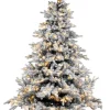 Alberi Natale Con Luci>Bizzotto ALBERO MASSIVE INNEVATO H210-2853R 450L