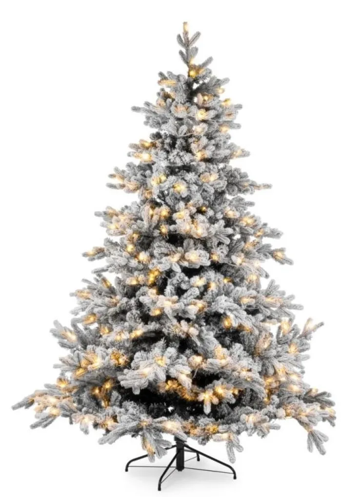 Alberi Natale Con Luci>Bizzotto ALBERO MASSIVE INNEVATO H180-1977R 350L