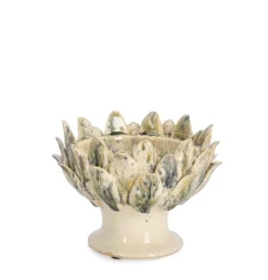 Oggettistica>Bizzotto ALZATA DECORATIVA ESMA MEL VERDE BLU D20