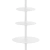 Vassoi E Centro Tavola>Bizzotto ALZATA 5P DECORATIVA MALLET BIANCO H152