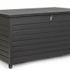 Carrelli E Bauli>Bizzotto BAULE PORTA CUSCINI LARGE CON RUOTE ANTRACITE YK13 - ATLANTIC