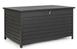 Carrelli E Bauli>Bizzotto BAULE PORTA CUSCINI LARGE CON RUOTE ANTRACITE YK13 - ATLANTIC