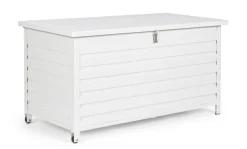Carrelli E Bauli>Bizzotto BAULE PORTA CUSCINI SMALL CON RUOTE BIANCO YK11 - ATLANTIC