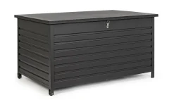 Carrelli E Bauli>Bizzotto BAULE PORTA CUSCINI SMALL CON RUOTE ANTRACITE YK13 - ATLANTIC