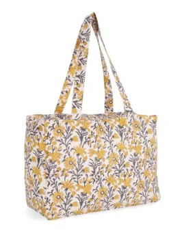 Accessori In Tessuto>Bizzotto BORSA MARE GABRIELLE GIALLO 50X37