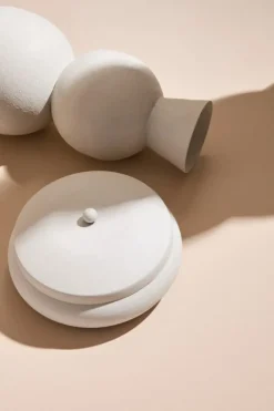 Coprivasi>Bizzotto BOTTIGLIA DECORATIVA RIDHI BIANCO H32,5