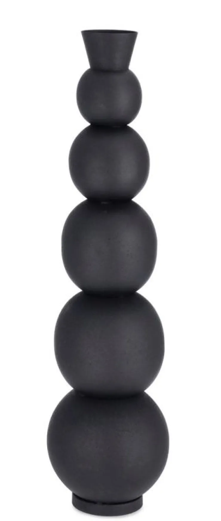 Coprivasi>Bizzotto BOTTIGLIA DECORATIVA RIDHI NERO H76