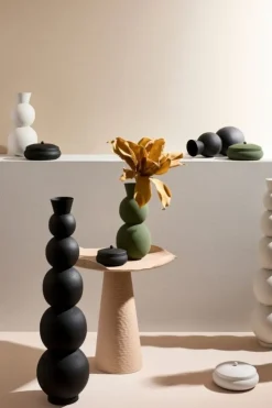 Coprivasi>Bizzotto BOTTIGLIA DECORATIVA RIDHI NERO H76