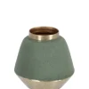 Coprivasi>Bizzotto BOTTIGLIA DECORATIVA SAAD VERDE GOLD H8