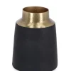Coprivasi>Bizzotto BOTTIGLIA DECORATIVA SAAD ORO NERO H10