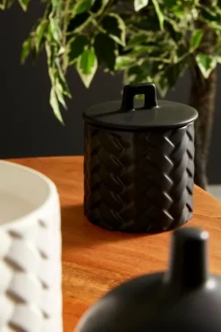 Candele>Bizzotto CANDELA C-COPERCHIO TWINE NERO Ø9,5