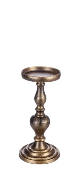 Portacandele>Bizzotto CANDELABRO DARIKA 1FUOCO BRUNITO H25,5