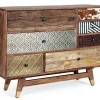 Comò E Cassettiere>Bizzotto CASSETTIERA IN LEGNO - DHAVAL