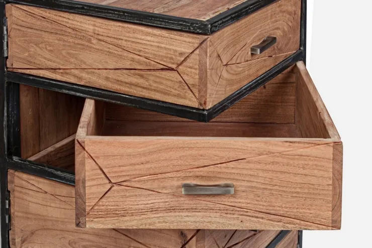Comò E Cassettiere>Bizzotto CASSETTIERA IN LEGNO - EGON