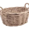Ceste Decorative>Bizzotto CESTA 2M MALANG OVALE GRIGIO