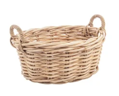 Ceste Decorative>Bizzotto CESTA 2M MALANG OVALE NATURALE