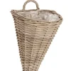 Ceste Decorative>Bizzotto CESTA 1M RANDY CONO GRIGIO H38
