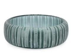Vassoi E Centro Tavola>Bizzotto CIOTOLA DECORATIVA ARUNI VT BLU GRIG D36