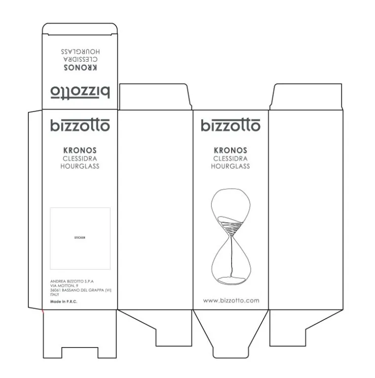 Oggettistica>Bizzotto CLESSIDRA KRONOS BIANC PERL-BIANC H29,3