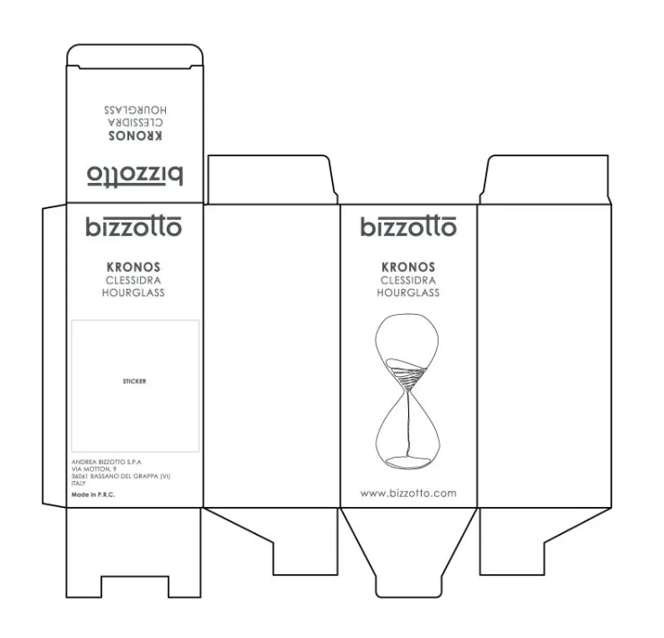 Oggettistica>Bizzotto CLESSIDRA KRONOS BICOL TRAS-ARAN-MAR H20