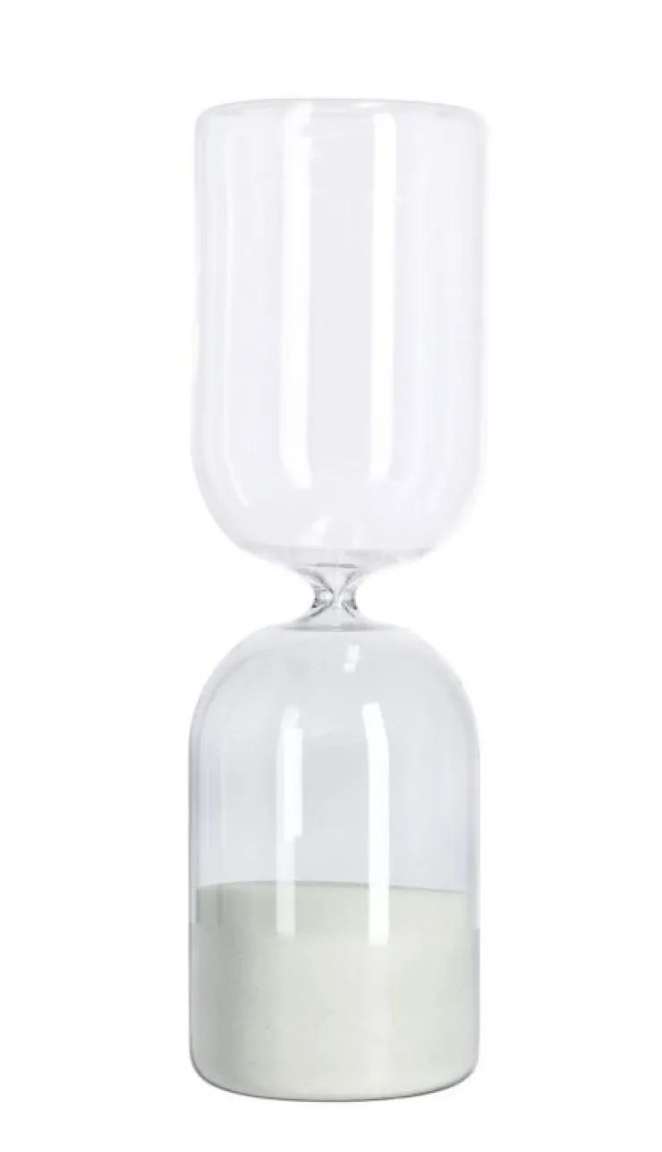 Oggettistica>Bizzotto CLESSIDRA KRONOS FUME'/TRAS-BIANCO H29,6
