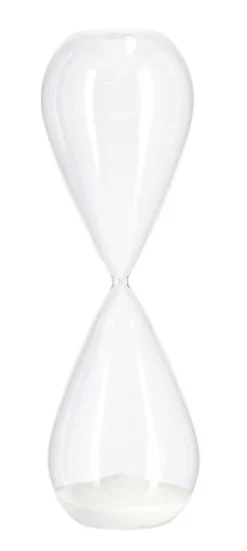 Oggettistica>Bizzotto CLESSIDRA KRONOS TRASPARENT-BIANCO H38,3