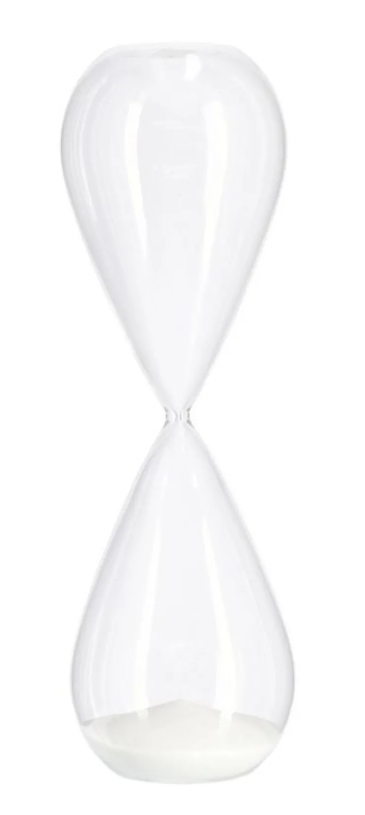 Oggettistica>Bizzotto CLESSIDRA KRONOS TRASPARENT-BIANCO H38,3