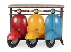 Carrelli Ed Espositori>Bizzotto CONSOLLE BAR TRIS VESPA COLOR