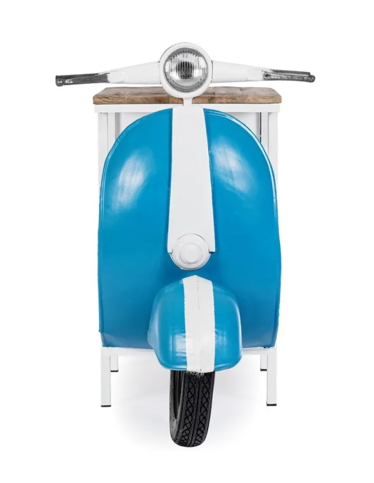 Carrelli Ed Espositori>Bizzotto CONSOLLE BAR VESPA BLU