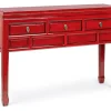 Consolle>Bizzotto CONSOLLE IN LEGNO ROSSO - JINAN