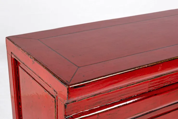 Consolle>Bizzotto CONSOLLE IN LEGNO ROSSO - JINAN