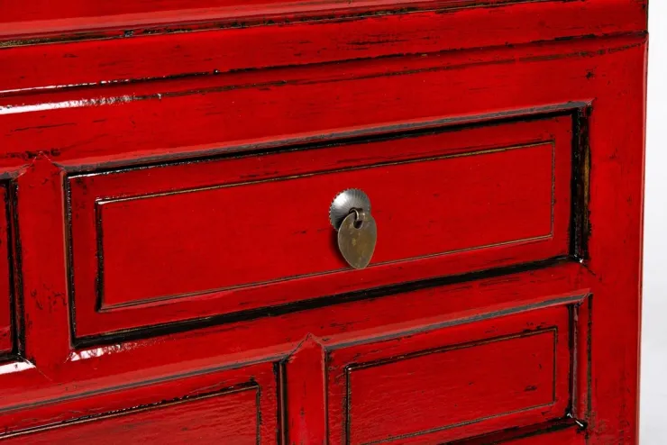 Consolle>Bizzotto CONSOLLE IN LEGNO ROSSO - JINAN