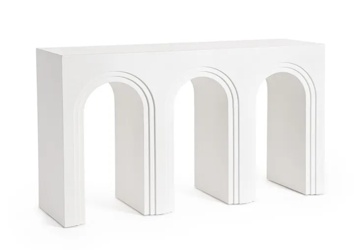 Consolle>Bizzotto CONSOLLE RHOME TWIN RETT BIANCO