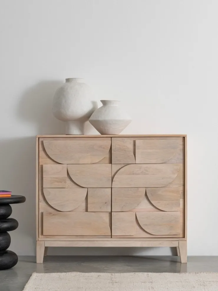 Credenze>Bizzotto CREDENZA 2 ANTE IN LEGNO - ARCHITA