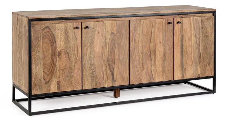Credenze>Bizzotto CREDENZA 4 ANTE IN LEGNO SHEESHAM - NARTAN