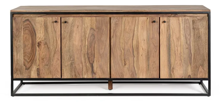 Credenze>Bizzotto CREDENZA 4 ANTE IN LEGNO SHEESHAM - NARTAN