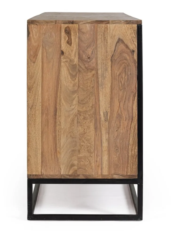 Credenze>Bizzotto CREDENZA 4 ANTE IN LEGNO SHEESHAM - NARTAN