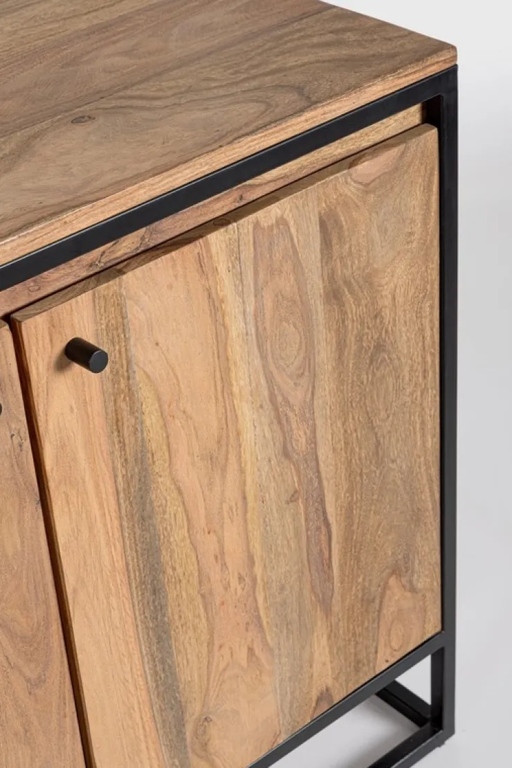 Credenze>Bizzotto CREDENZA 4 ANTE IN LEGNO SHEESHAM - NARTAN