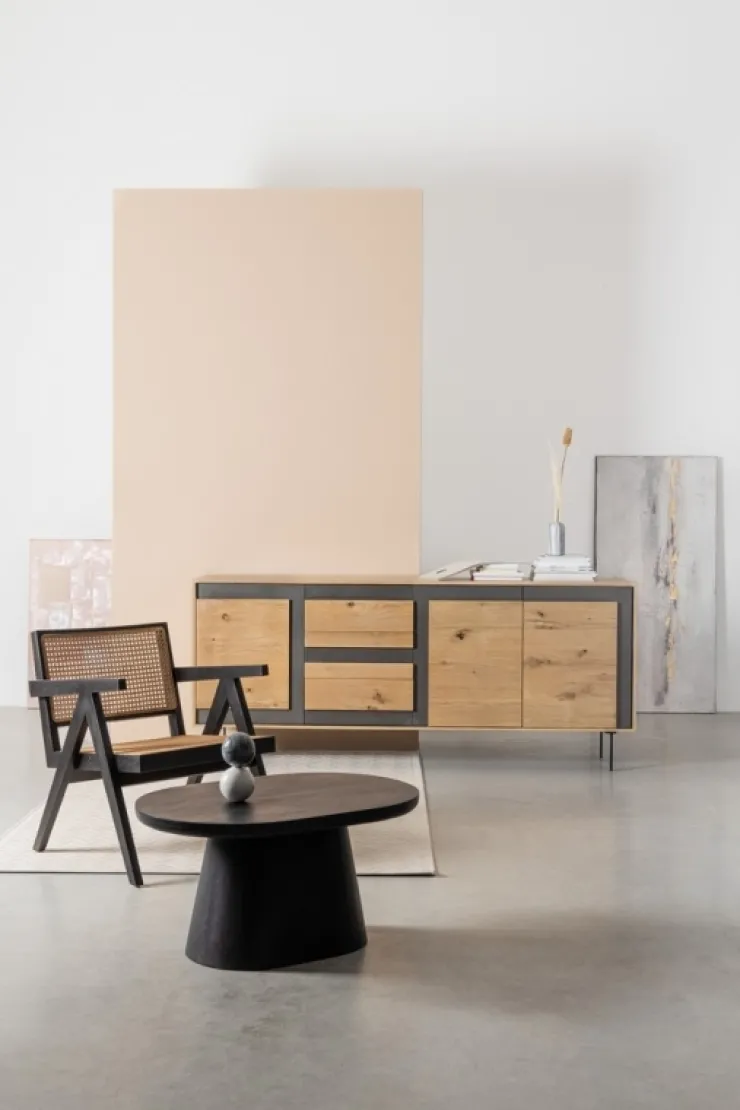Credenze>Bizzotto CREDENZA 3 CASSETTI IN LEGNO - STANWOOD