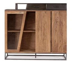 Credenze>Bizzotto CREDENZA ALTA IN LEGNO - JANAK