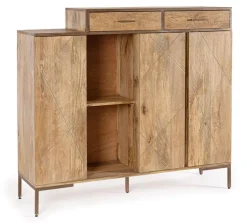 Credenze>Bizzotto CREDENZA ALTA IN LEGNO - JAIDEV