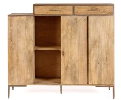 Credenze>Bizzotto CREDENZA ALTA IN LEGNO - JAIDEV