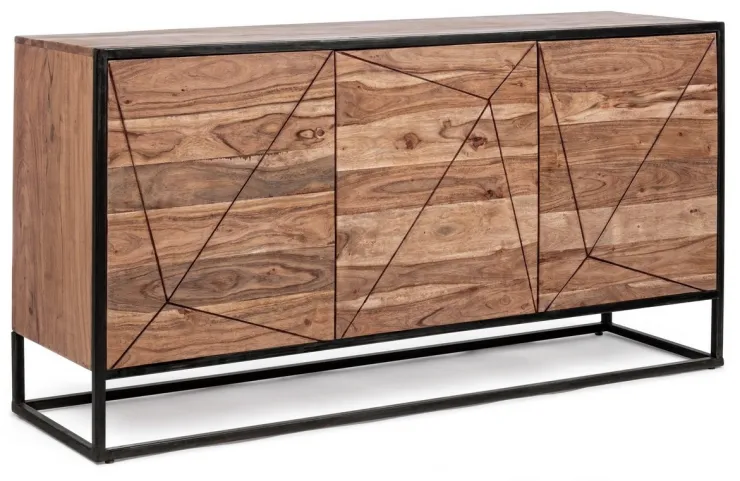 Credenze>Bizzotto CREDENZA IN LEGNO 3 ANTE - EGON