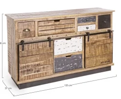 Credenze>Bizzotto CREDENZA IN LEGNO 2 ANTE - TUDOR