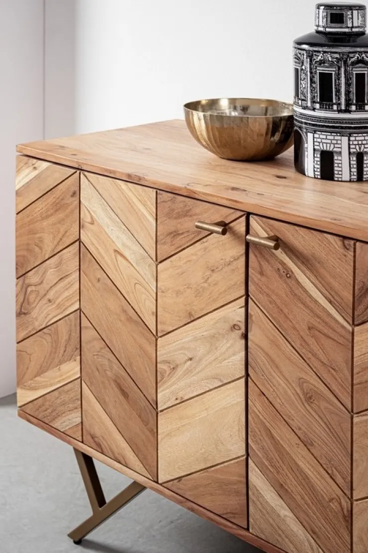 Credenze>Bizzotto CREDENZA IN LEGNO 3 ANTE - RAIDA