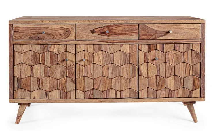 Credenze>Bizzotto CREDENZA IN LEGNO 3 ANTE - KANT