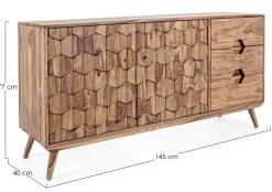 Credenze>Bizzotto CREDENZA IN LEGNO 2 ANTE - KANT