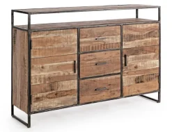 Credenze>Bizzotto CREDENZA IN LEGNO 2 ANTE - ELMER