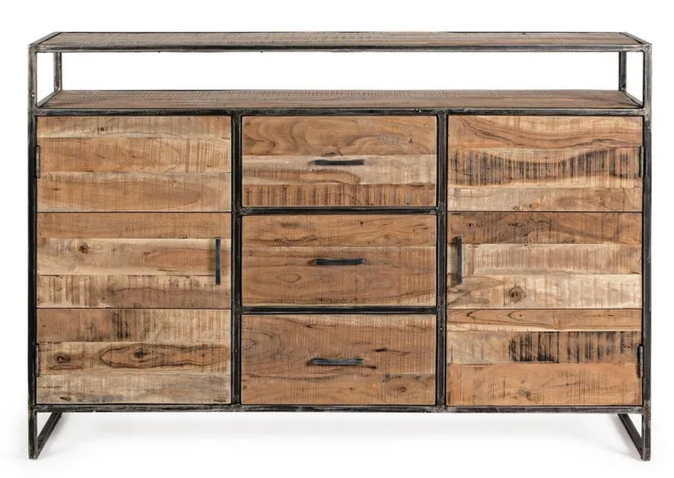 Credenze>Bizzotto CREDENZA IN LEGNO 2 ANTE - ELMER